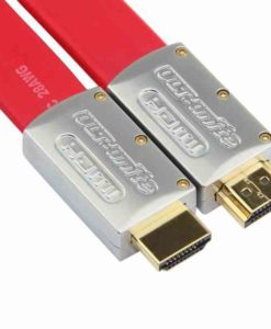 Buy Best Quality Flat Hdmi Cable Ult Unite 2.0V 10 Meter 2k and 4k Red at Lowest Price by Shopse.pk in Pakistan