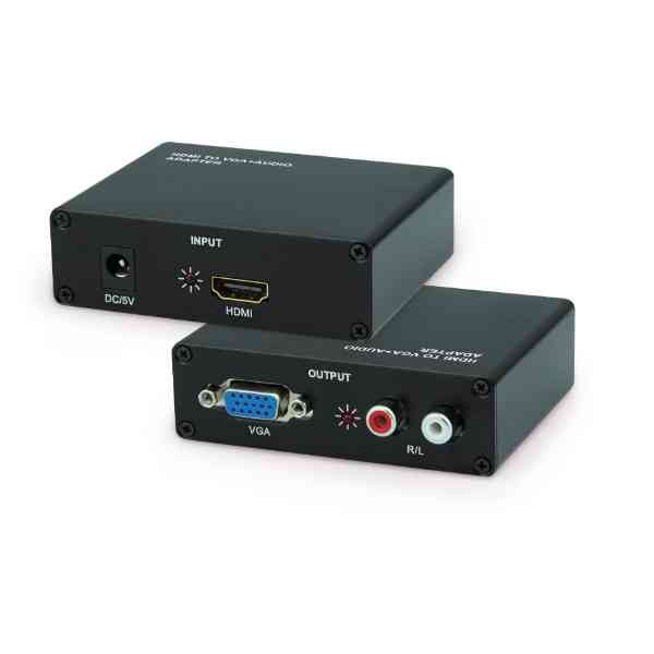 Buy Best Quality Hdmi to Vga With Audio + Sound Conversion box at Lowest Price in Pakistan