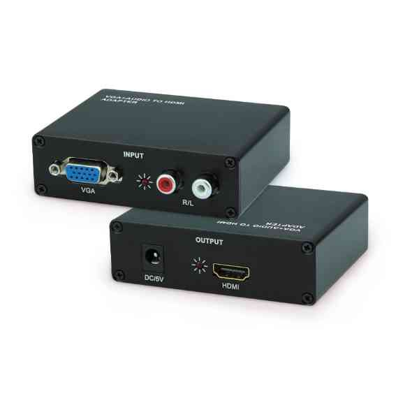 Buy Best Quality Vga To Hdmi Box Converter (Brown Box) at Lowest Price in Pakistan