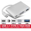 buy at low price Type C 3.1 To Vga+Otg C+Usb 3.0 type c to vga and otg c and usb 3.0 by shopse.pk in pakistan