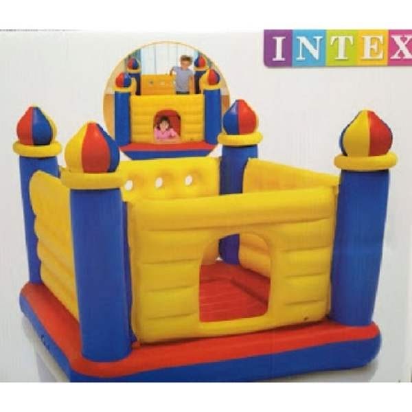 INTEX JUMP BED SIZE- CASTLE DESIGN FOR KIDS IN PAKISTAN