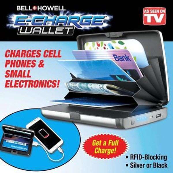 Buy Echarge Wallet Deluxe Portable Power Bank And Credit Card Case