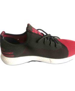 Casual Light Weight Shoes Red Black Combo in Pakistan