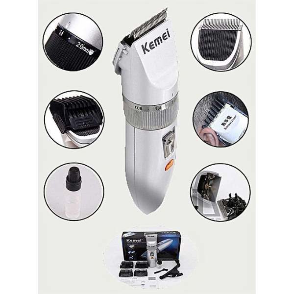 Kemei KM-27C Rechargeable Electric Hair Clipper Trimmer Cordless in Pakistan