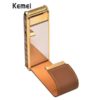 Kemei KM-5500 2in1 For men electric shaver leather wrapped Rechargeable mustache beard shaver trimmer in pakistan 1
