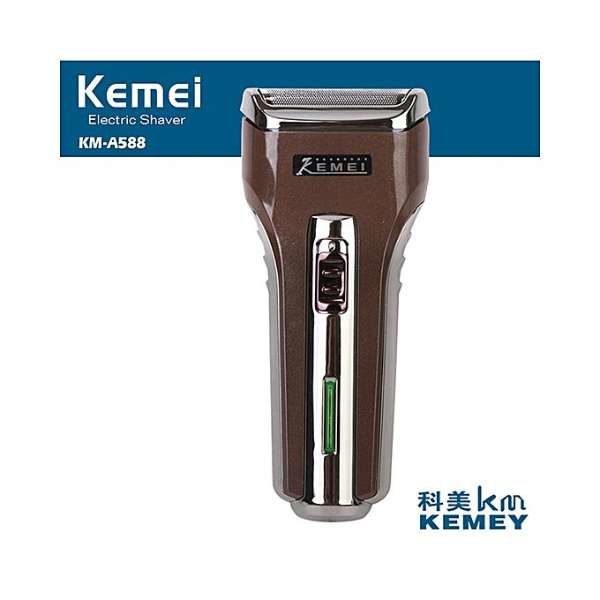 Kemei KM-A588 Rechargeable Electric Shaver & Hair Trimmer in Pakistan