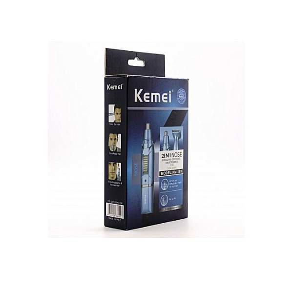Kemei Km-199 2 In 1 Cordless Nose & Hair Trimmer in Pakistan
