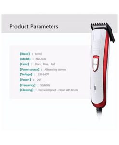 Buy Best Kemei Km-203B Professional Hair Trimmer Clipper at affordable Price by Shopse.pk in Pakistan
