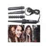 Kemei Km-4083 4 In 1 Professional Hair Rollers Removable Curling Irons Wand in pakistan