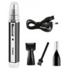 Kemei Km-6631 3 In 1 Professional Electric Rechargeable Nose And Ear Trimmer Facial Skin Care Hair Trimmer With Temple Cut For For Men in Pakistan 4