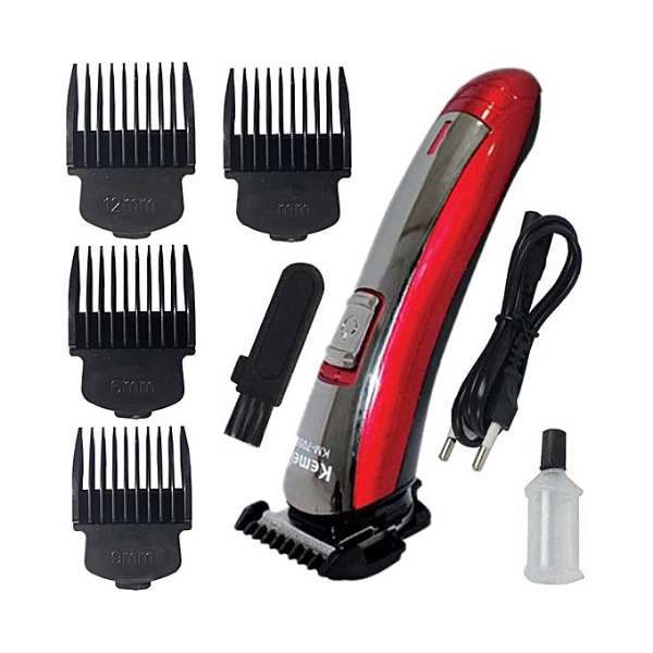 Buy Best Kemei Km-7055 Trimmer With 4 Different Size Clippers at Best price in Pakistan by Shopse.pk