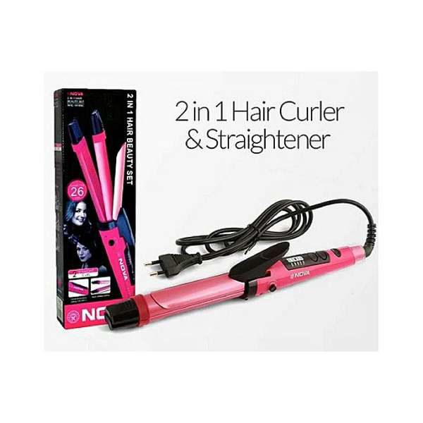 Nova NHC-1818SC Hair Curler & Straightener in pakistan