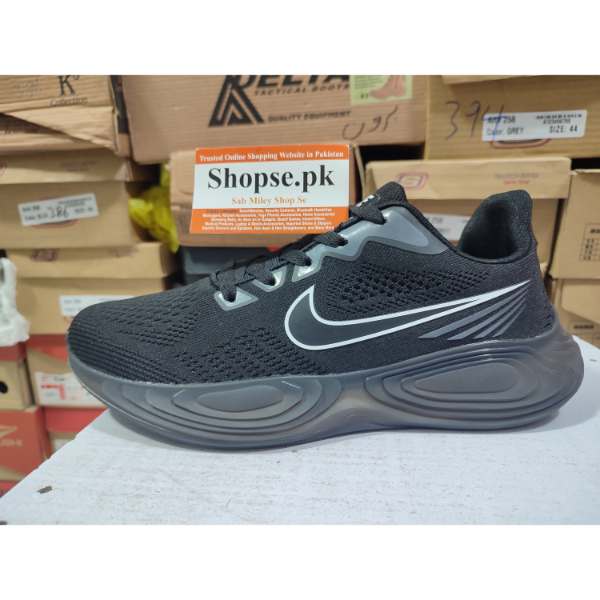 Buy Best Quality IMPORTED Black Fly Gym wear Fashion Shoes for Men ( Vietnam Made ) in Pakistan at Most Reasonable Price by shopse.pk in Pakistan (2)