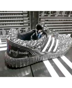 Black Stripes ultra boost shoes in Pakistan Vietnam made 7