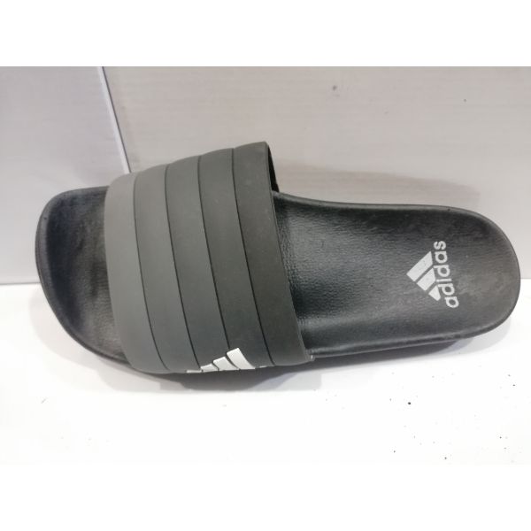 black adidas slippers