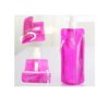 buy pink foldable water bottle for camping in Pakistan (1)