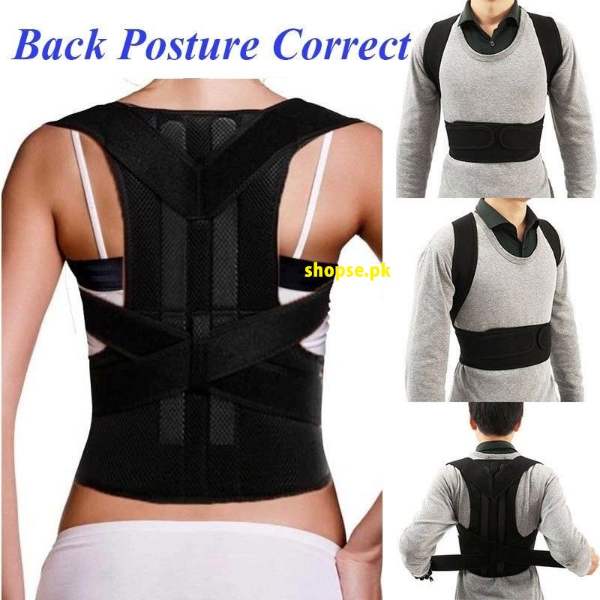 BUY】Back Posture Corrector Belt - Back Pain Relief Belt ( کمر درد سے راحت  کے لئے ) Online Price in Pakistan 