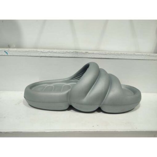 2022 Women Indoor Bathroom Slippers Platform Sole Summer Shoes Couples Beach Slides High Elastic Ladies Home Shower Slipper grey 1 (2) chnk02