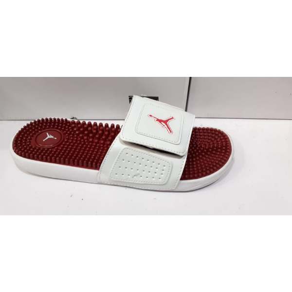 Red Nike Air Jordan Mens Slide Slippers 