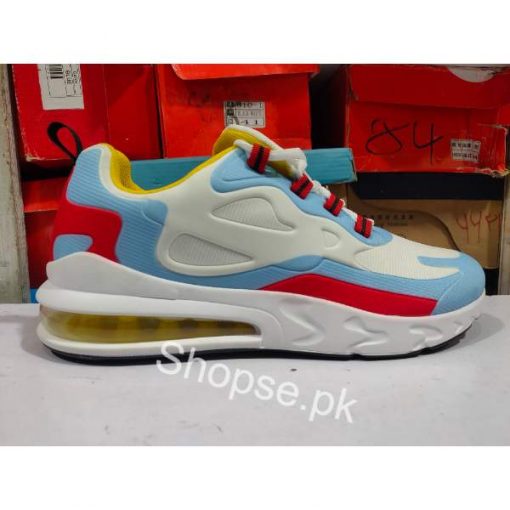 Buy Best Quality Imported Air Max 270 React Running Shoe Blue White (Vietnam Made) at low Price by Shopse.pk in Pakistan (3)
