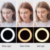 buy best quality tik tok LED Selfie big Ring Light 26cm Dimmable for Makeup Photo Video Live Studio Light and tik tok videography at lowest price by shopse.pk in Pakistana (3)