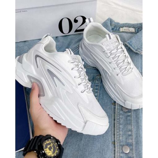 Buy Best Quality IMPORTED Fashion White Running shoes sld08 for men Breathable Sports Sneakers Pakistan at Most Affordable Price by shopse.pk in Pakistan (2)