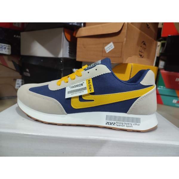 Yellow Men Sneakers Breathable Fashion Casual Shoes IBS04 online at sale price (1)