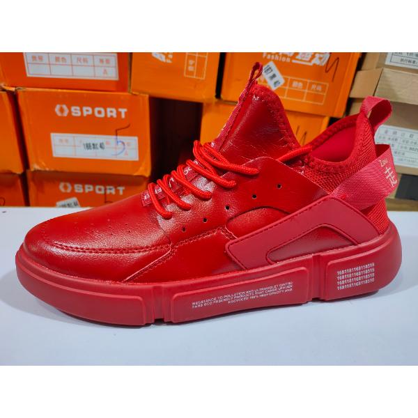 casual red shoes for men