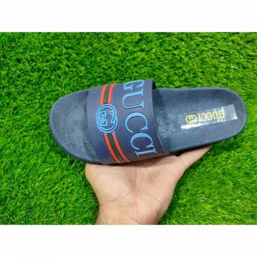 Buy Best Quality Imported Branded Top Quality Fashion Air Blue Slide Flip Flop CHSP13 Men Slipper by shopse.pk in Pakistan (1)