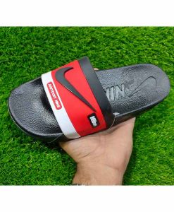 kapani black slide flip flop