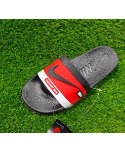 Buy Best Quality Imported Branded Top Quality Fashion Black Red Slide Flip Flop CHSP21 Men Slipper by shopse.pk in Pakistan new