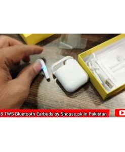 buy best quality twin i18 with popup window wireless bluetooth earphone v5.0 at low price by shopse.pk in pakistan 1