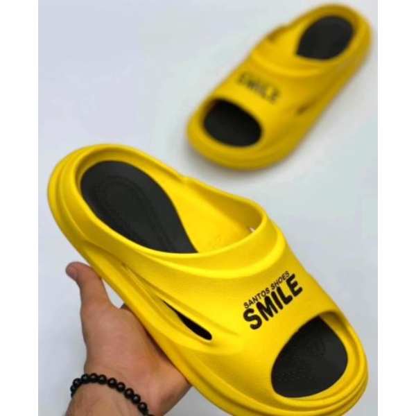 buy santos shoes smile flip flop slipper chsp08 imported yellow slippers online by shopse.pk in pakistan