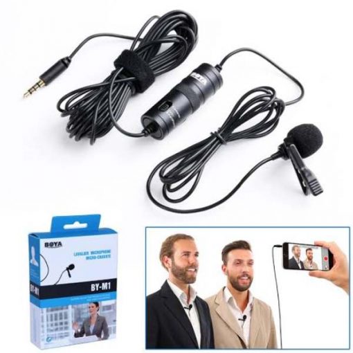 Buy Best Boya By-M1 Professional Collar Microphone at Reasonable Price by Shopse.pk in Pakistan Mini Microphone (1)