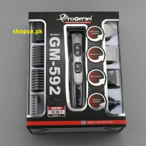 Buy Best Gemei GM-592 - Professional Grooming Kit hair trimmer for Men at best price by shopse.pk in Pakistan (1)