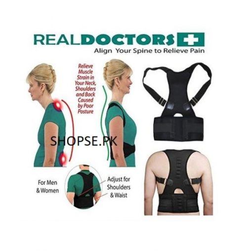 Buy Best Quality Real Doctor PLUS Posture Corrector, Shoulder Back Straight  Belt for Men and Women Back by shopse.pk at Most Affordable Prices with Fast Shipping Services All Over Pakistan (2)