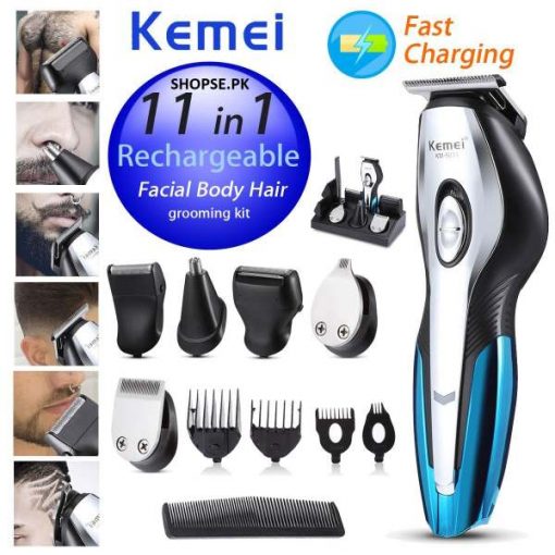 buy best Kemei (KM-5031) 11-in-1 Hair trimmer Super Grooming Kit at low price by shopse.pk in Pakistan (1)