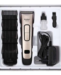 buy best kemei Km - 236 Professional Electric Hair Clipper Cordless&Rechargeable 220-240v Hair Cutting Machine Hair Trimmer With 4 Comb at best price in pakistan by shopse