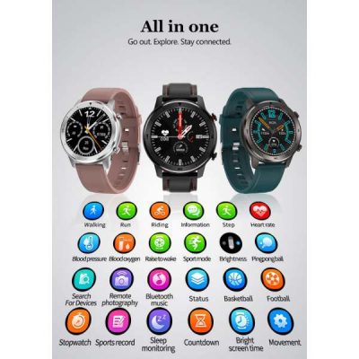 buy DT78 Smart Watch Men IP68 Waterproof Reloj Hombre Mode SmartWatch With PPG Blood Pressure Heart Rate Sports Fitness Smartwatch price by shopse.pk in Pakistan (1)