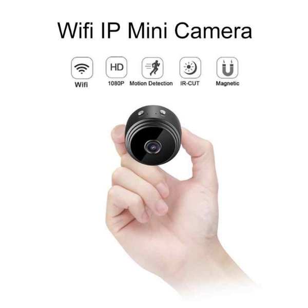 Buy Hidden A9 1080P HD MAGNETIC Round Wifi Mini Camera in Pakistan