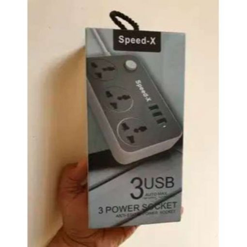 Shopse.pk offers a best Speed X Power Universal Travel 3 Socket and 3 USB Power Socket price in Pakistan with fast shipping in all the Main cities Including Lahore, Karachi, Rawalpindi, Islamabad, Sialkot
