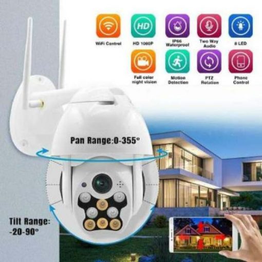 Buy Best Quality Mini Wifi Ptz Dome Machine Camera 2MP 1080P Hd at low Price by Shopse.pk in Pakistan (2)