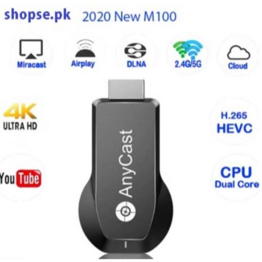 Buy Best Quality 4K M100 Anycast Hdmi Dongle With Real 4K CPU RK3229 at lowest price by Shopse.pk in Pakistan (1)