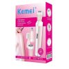 Buy Best 4 IN 1 kit Female Facial Hair Epilator Hair Removal Hair Trimmer for Women Nose Ear Eyebrow Shaver By Kemei KM-3024 at best price online by Shopse.pk in pakistan