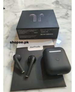 Buy Best Sound Quality App Airpods generation 2 Master Copy Black at Sale Price online in Pakistan by Shopse.pk