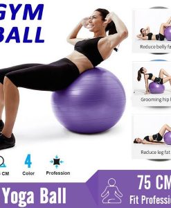 Buy Gym Yoga Ball with Hand Pump Gym Quality Fitness Ball at best price online by Shopse.pk in pakistan