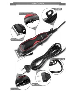 Buy Kemei Rechargable Hair Clipper Trimmer With LED Battery Display , 4 combs and Powerful Moter Km-1990 (Adil and co Lahore) at best price online by Shopse.pk in pakistan (2)