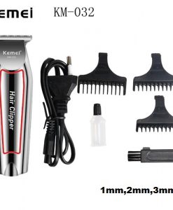 Buy Kemei Rechargable Hair Trimmer For Very Fine Trimming Men With 3 Combs Km-032 at best price online by Shopse.pk in pakistan