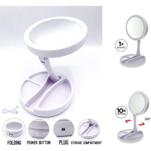 Buy MY FOLD-JIN GE LIGHTED FOLDABLE MAKE UP MIRROR at best price online by Shopse.pk in pakistan (3)