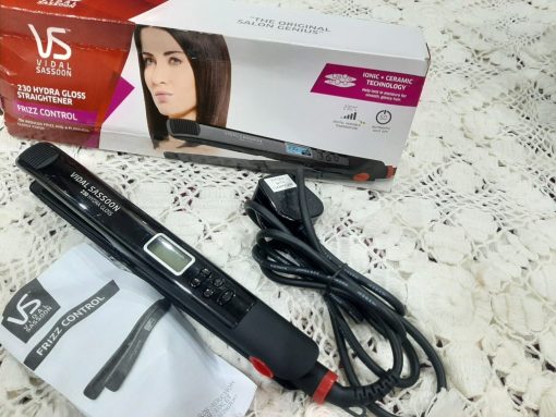 Buy Original Vidal Sassoon Hair Straightener Heat With In 30 Seconds With LCD Display at best price online by Shopse.pk in pakistan (2)